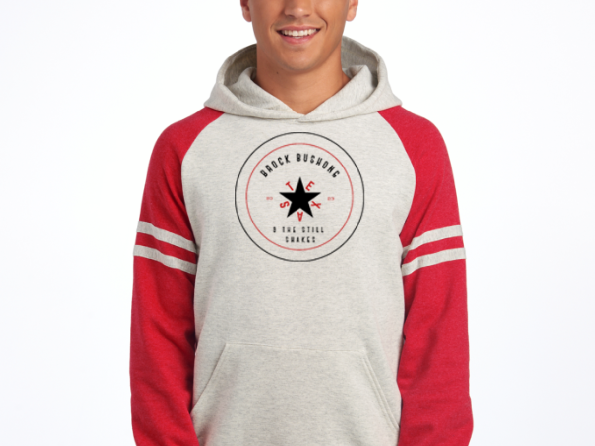 Red/Gray "De Zavala" Hoodie (Unisex)