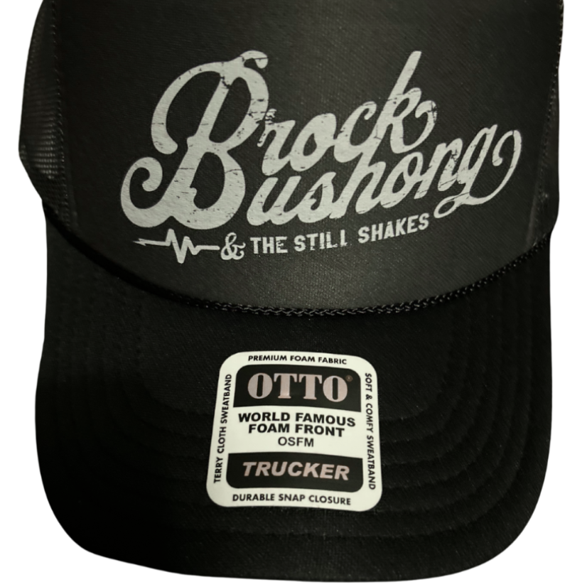 Black/Silver "BBSS" Trucker Hat (Unisex)